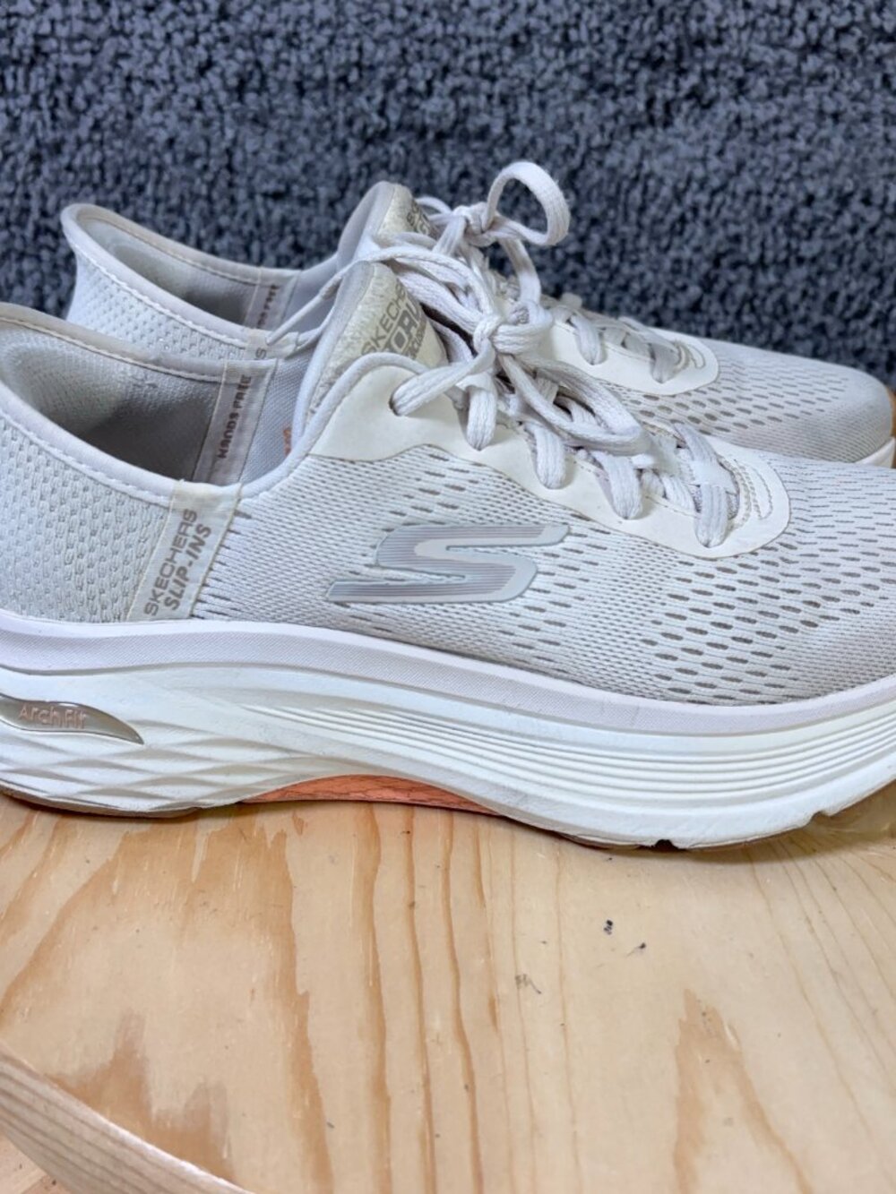 Skechers Slip-Ins Max Cushioning AF Walking Shoe Women Size 8 Hands Free Sneaker - Picture 3 of 8